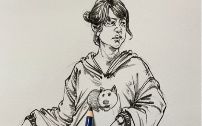 【速写】站姿临摹91