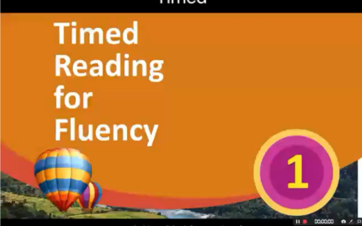 Timed Reading for Fluency 课件哔哩哔哩bilibili