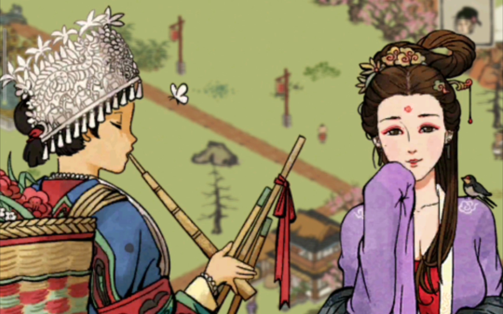 【江南百景图】桃花村探险——李师师线(2)_哔哩哔哩 (゜-゜)つロ