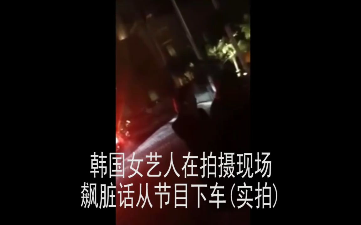 [图]韩国女艺人徐仁英拍摄现场狂飙脏话节目下车