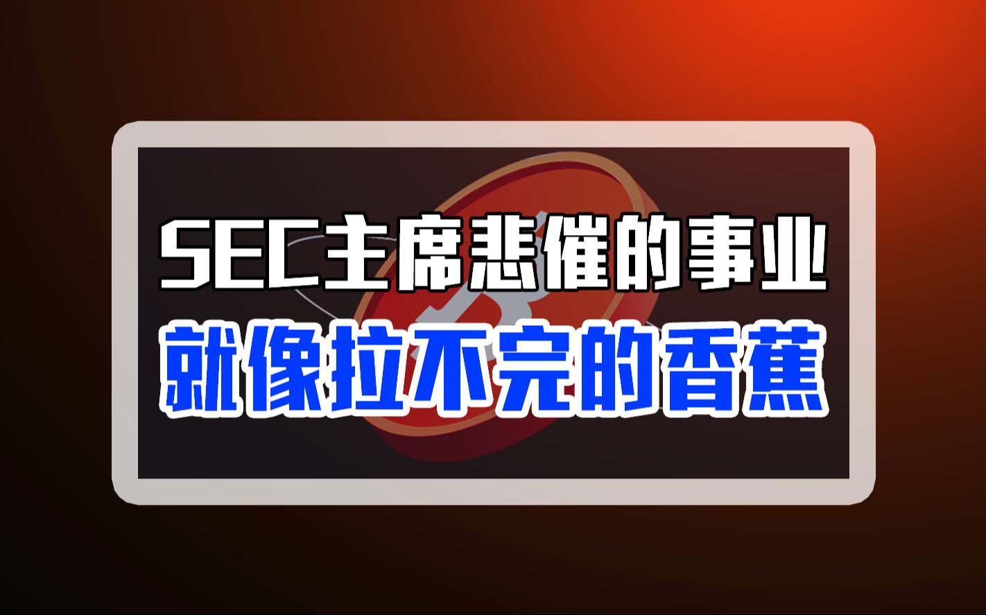 SEC主席悲催的事业,就像拉不完的香蕉!哔哩哔哩bilibili