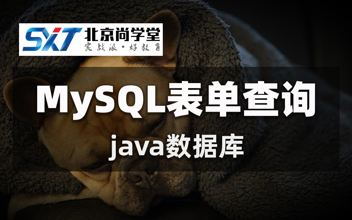 数据库MySQL入门表单查询、MySQL表单查询视频教程MySQL数据库新手入门表单查询教程详解MySQL从入门到实战MySQL数据库视频教程哔哩哔...