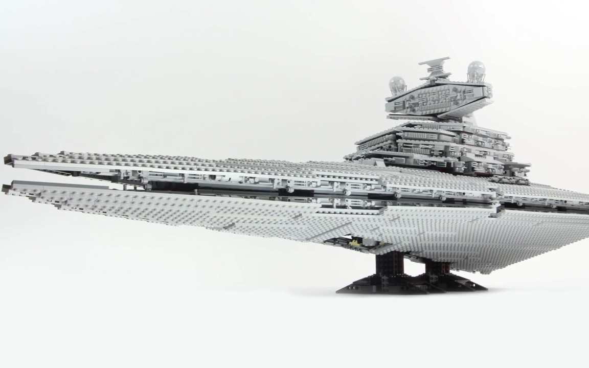 乐高星球大战系列10030:歼星舰imperial star destroyer_哔哩哔哩