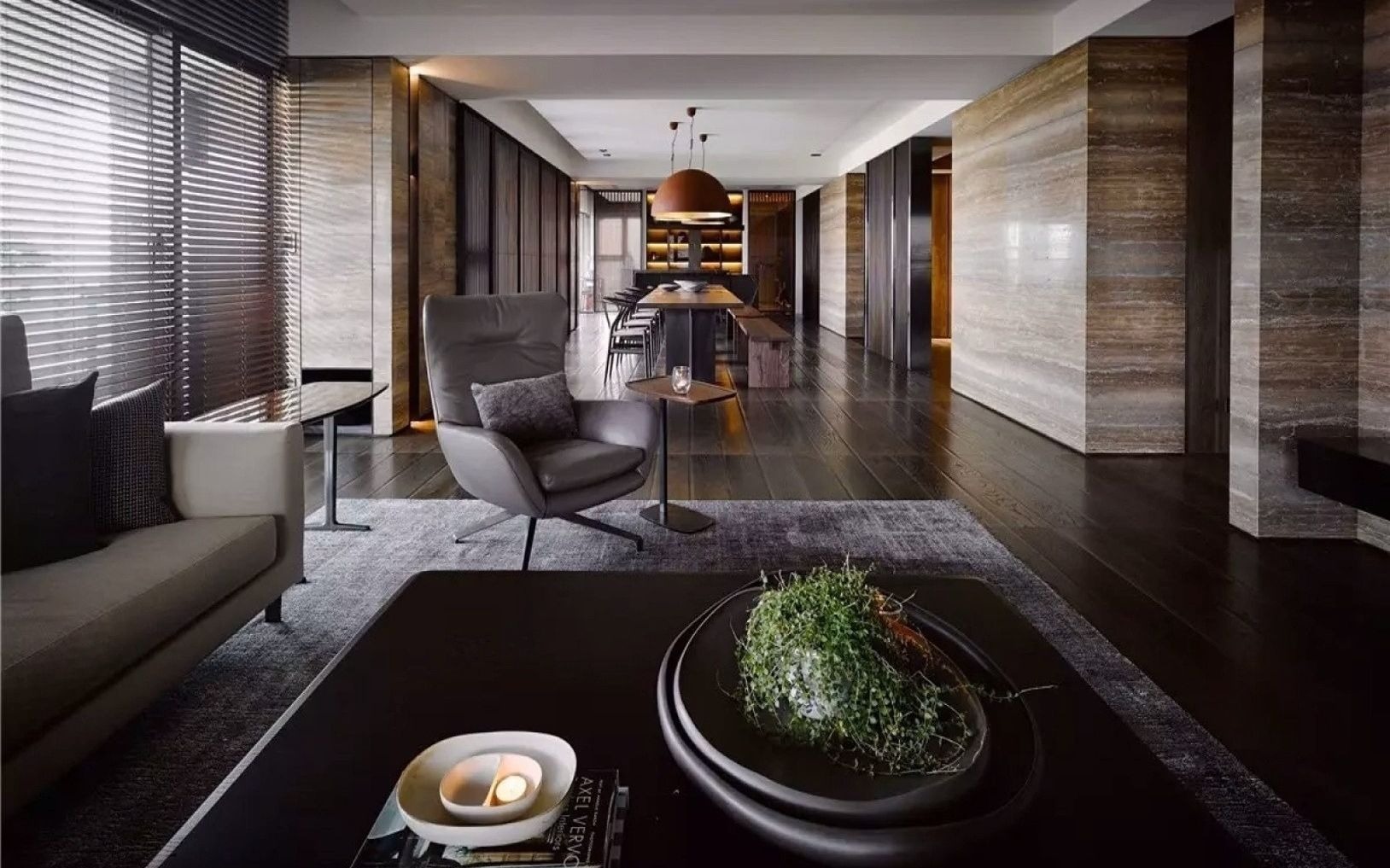 唐汉忠别墅作品 #平层案例 平层丨唐忠汉力作——静 · 观 #知末网