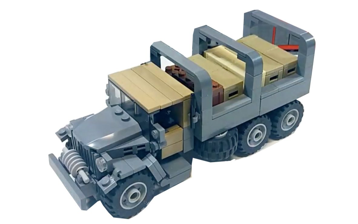 乐高moc教程二战gmccckw卡车拼搭指南