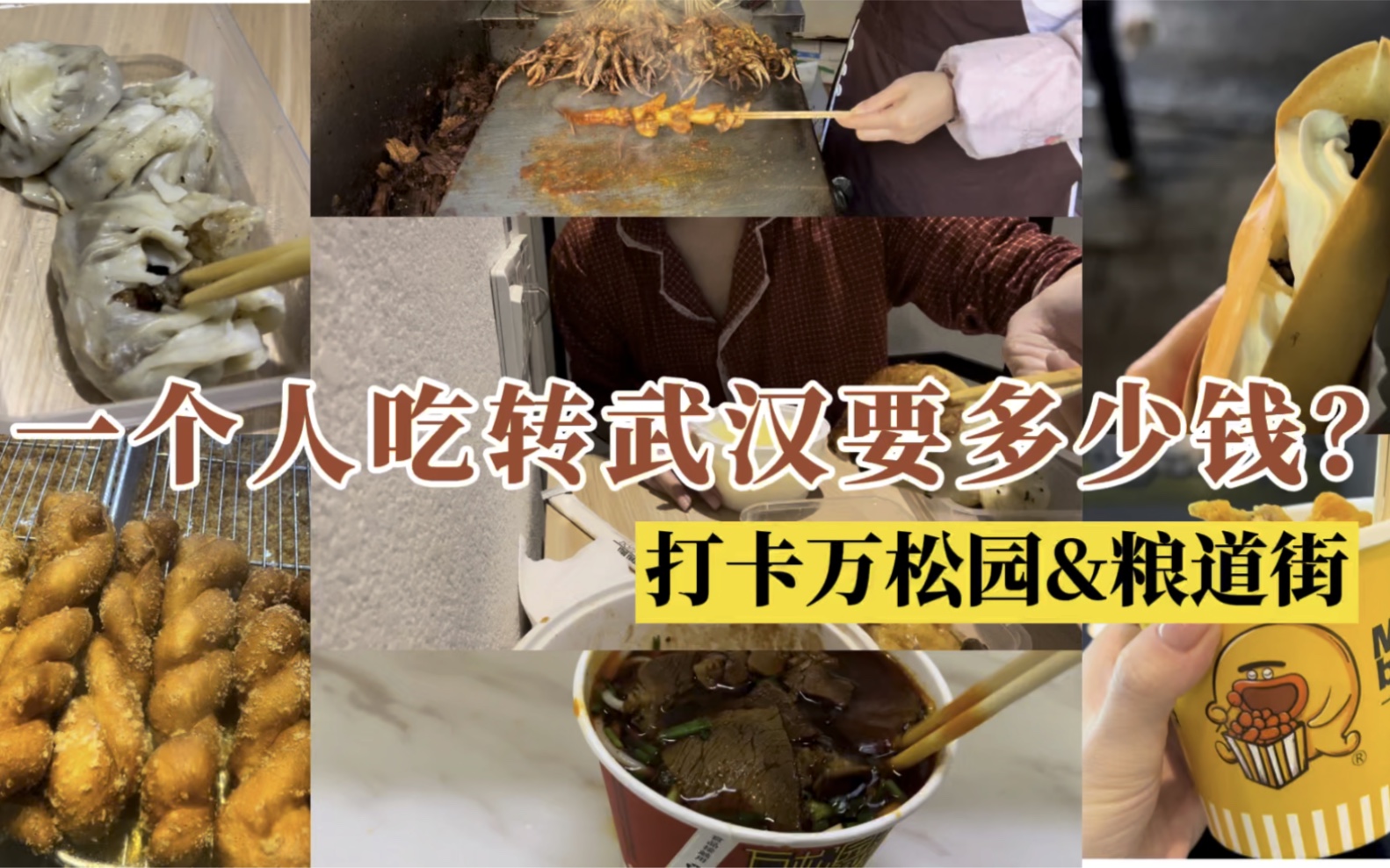 武汉美食攻略 | 100元吃遍武汉特色美食!哔哩哔哩bilibili