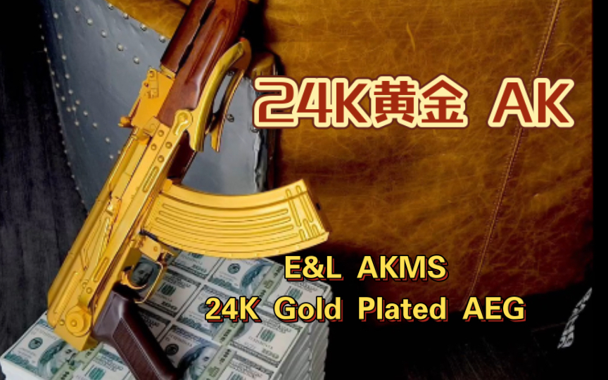 【香港开箱】 24K黄金 E&L AKMS 24K Gold Plated AEG 10 Years Anniversary Limited Edition哔哩哔哩bilibili