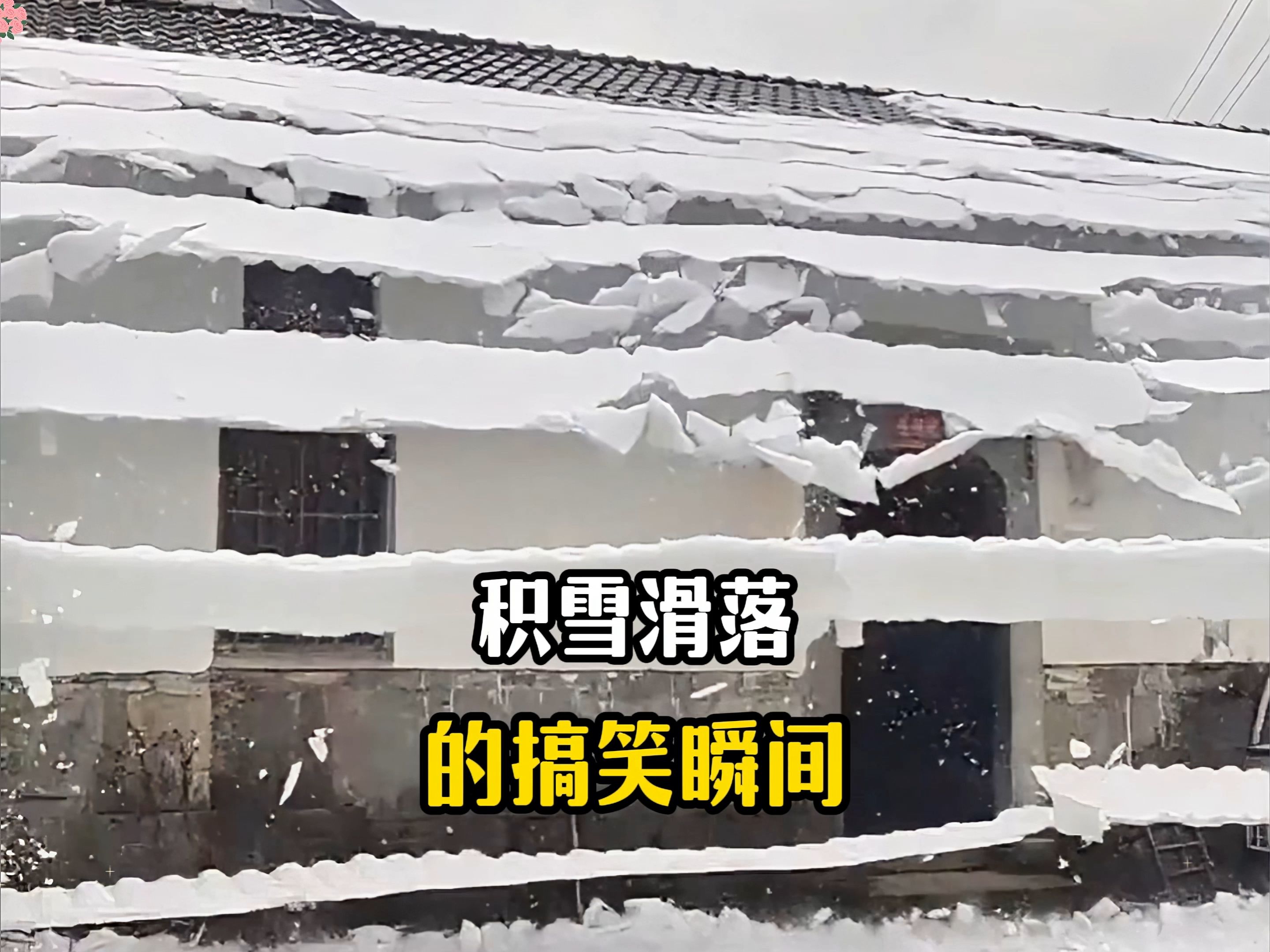 阳光房房顶下雪咋除雪图片