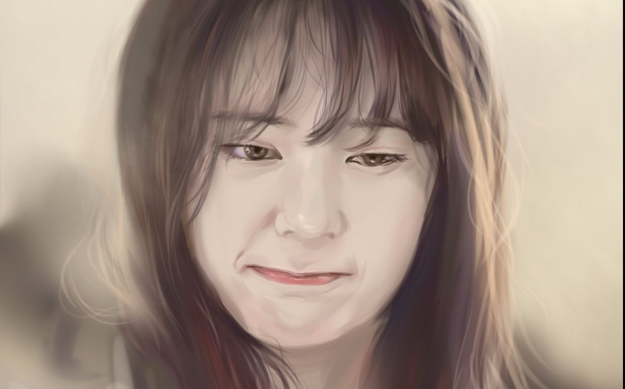 手绘郑秀晶彩色by小哈