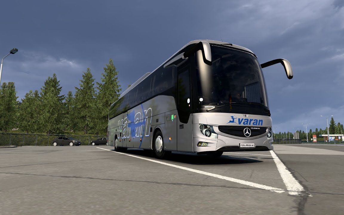 【youtube】欧卡2mod_梅赛德斯奔驰新tourismo 2020|[ets2 1.46.