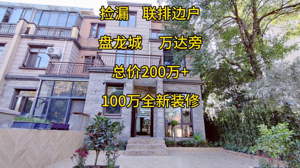 捡漏:总价200万+,100万全新装修,联排边户,带前后院,拎包入住#强盛地产#联排别墅#豪宅别墅哔哩哔哩bilibili