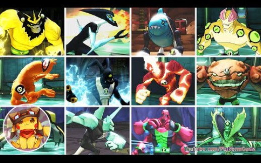 [图]Ben 10 Omniverse - All Alien Transformations 少年骇客:全体宇宙-全外星人变身