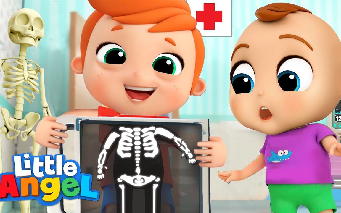 [图]【Little Angel英文儿歌】My Body Has a Skeleton 我的身体有一副骨架 _ Little Angel Kids Songs