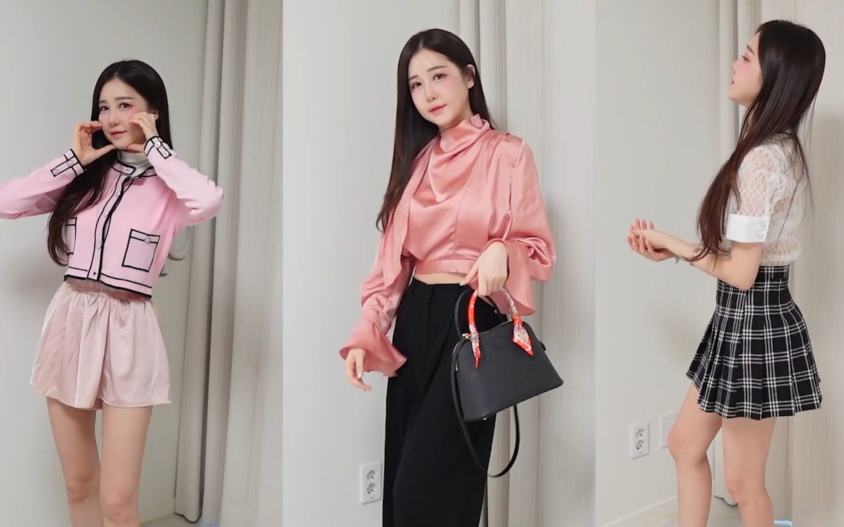 韩国美女bj主播朴佳琳油管春季穿搭[20230609]