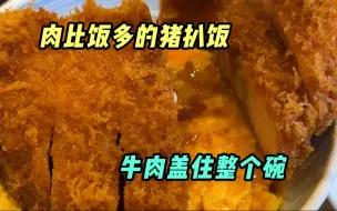 Descargar video: “空前绝厚”的猪排饭，快乐源泉都在这一碗