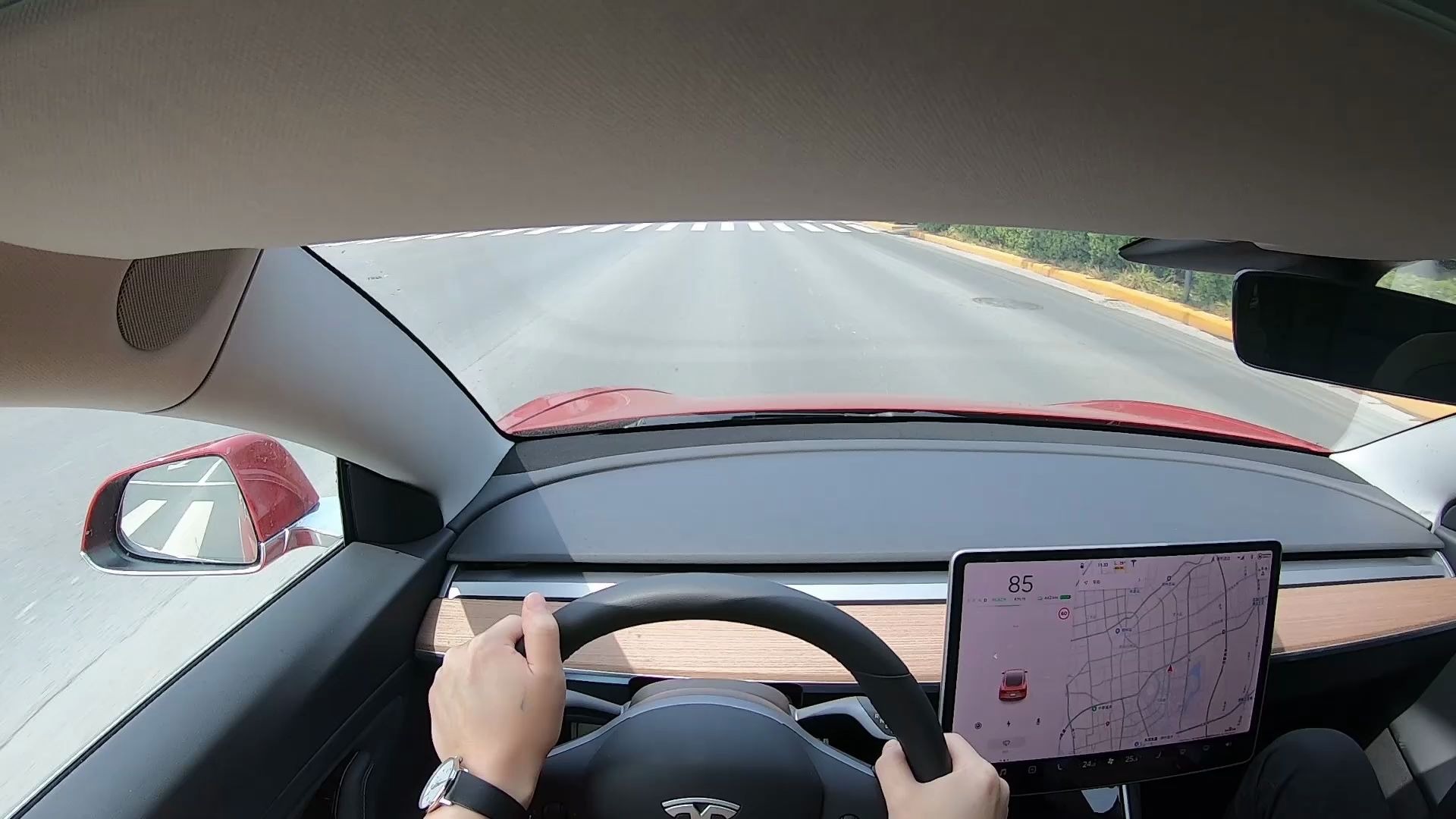 活动作品第一视角试驾特斯拉model3性能版