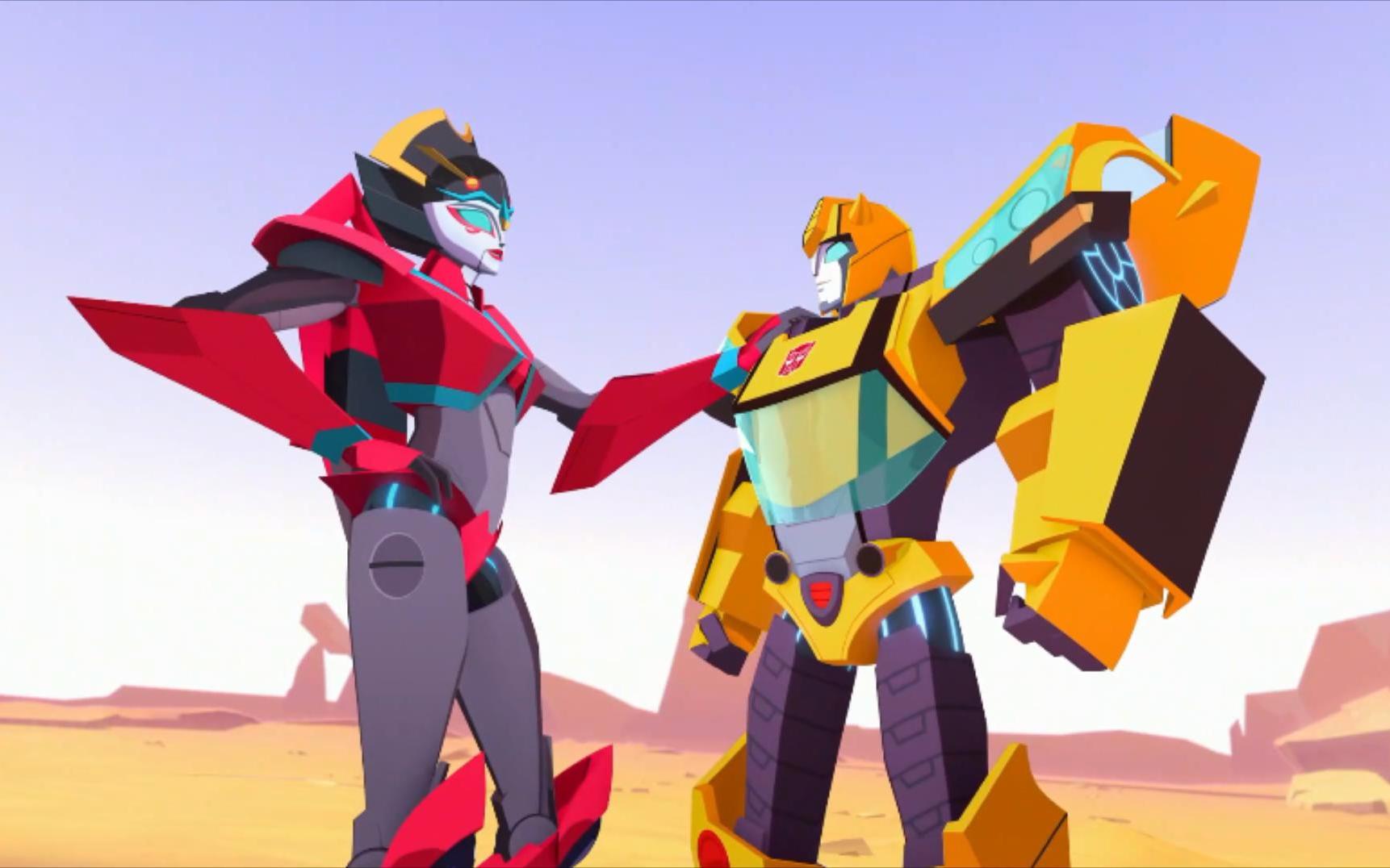 大黄蜂失去记忆 风刃大战惊天雷 变形金刚赛博志第一季第一集