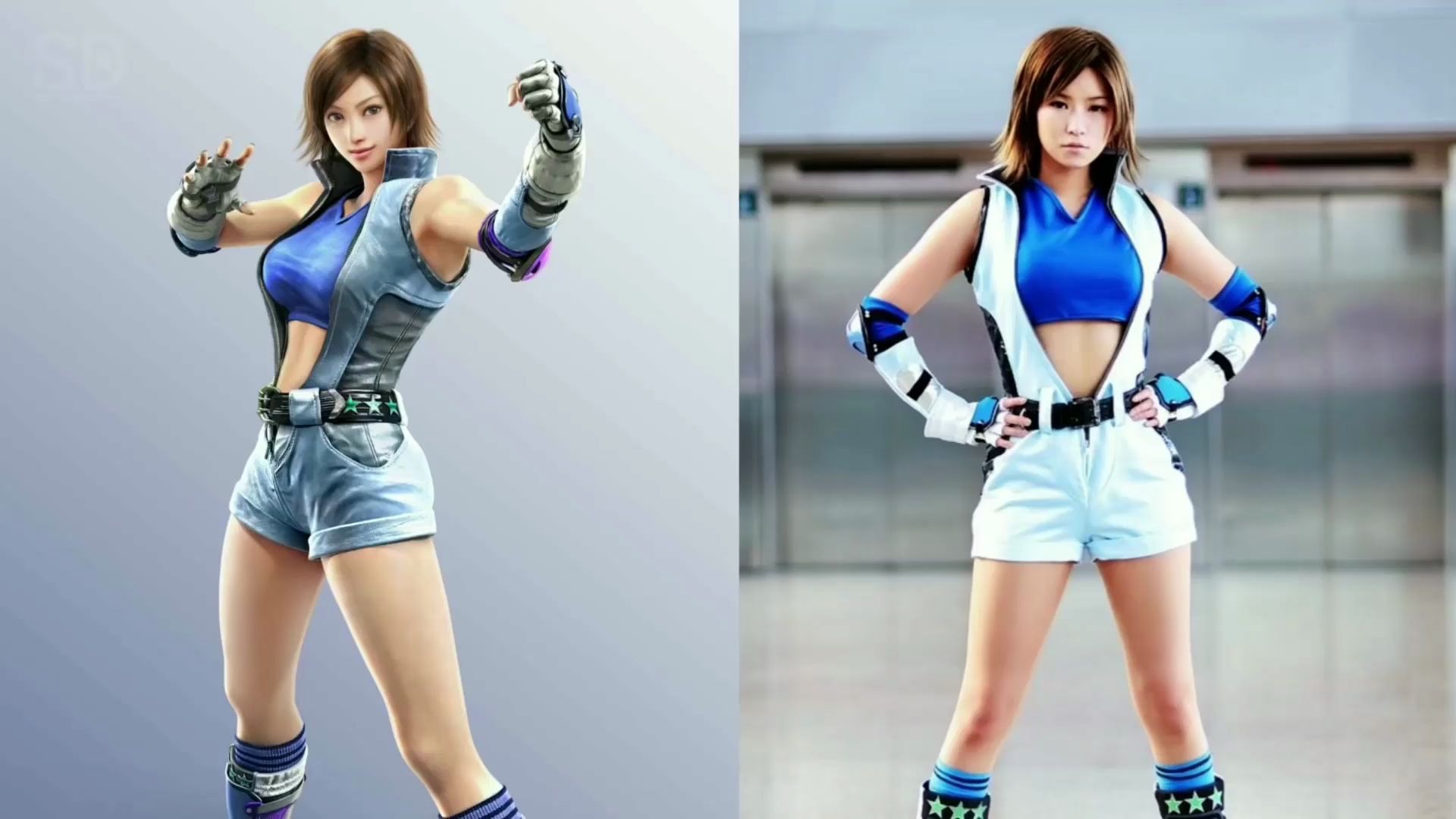 铁拳真人cos与原画对比_哔哩哔哩 (゜-゜)つロ 干杯~-bilibili