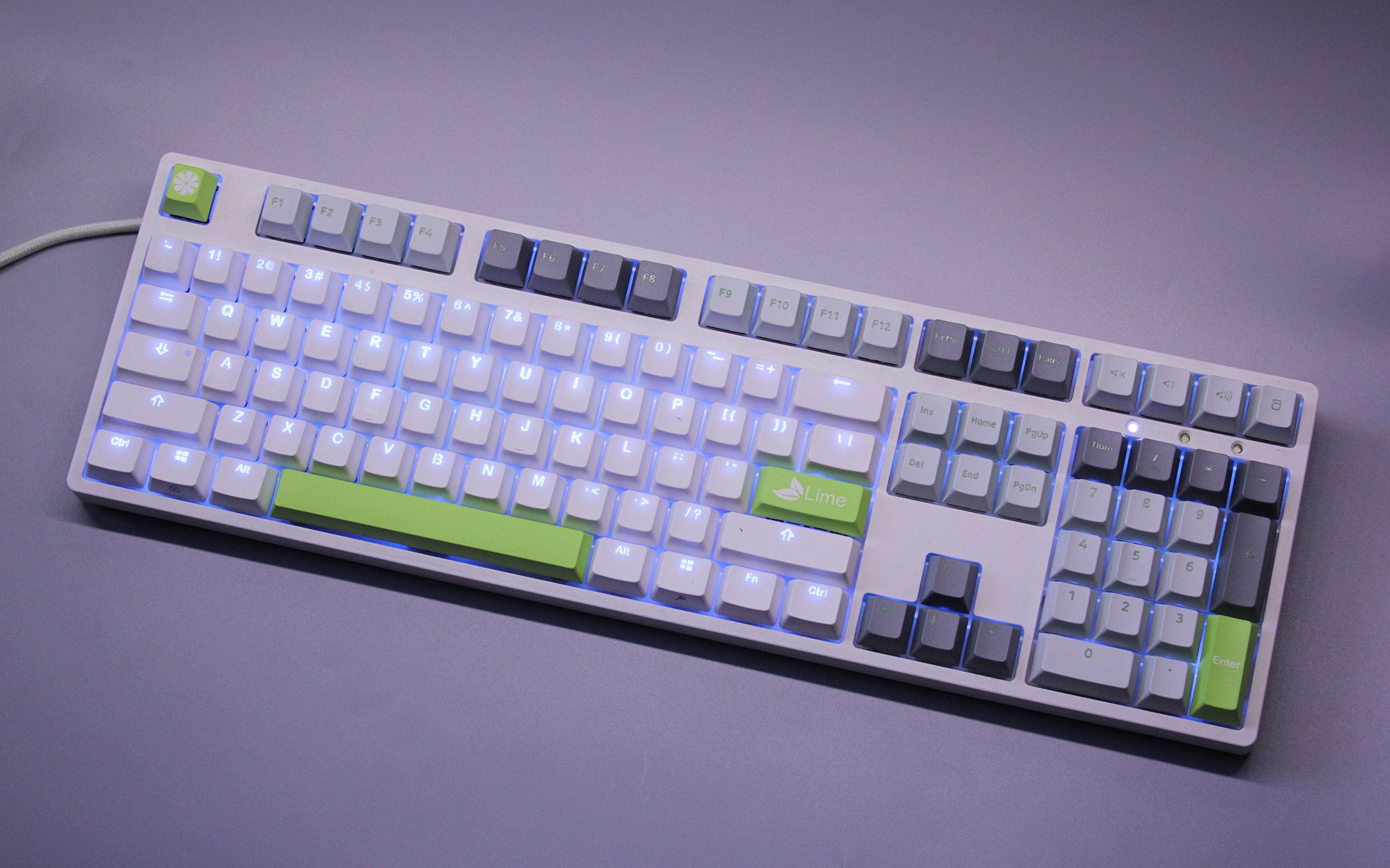 让时光来得慢一些,ikbc f108时光版拆解更换佳达隆黄轴,改键线分离,大