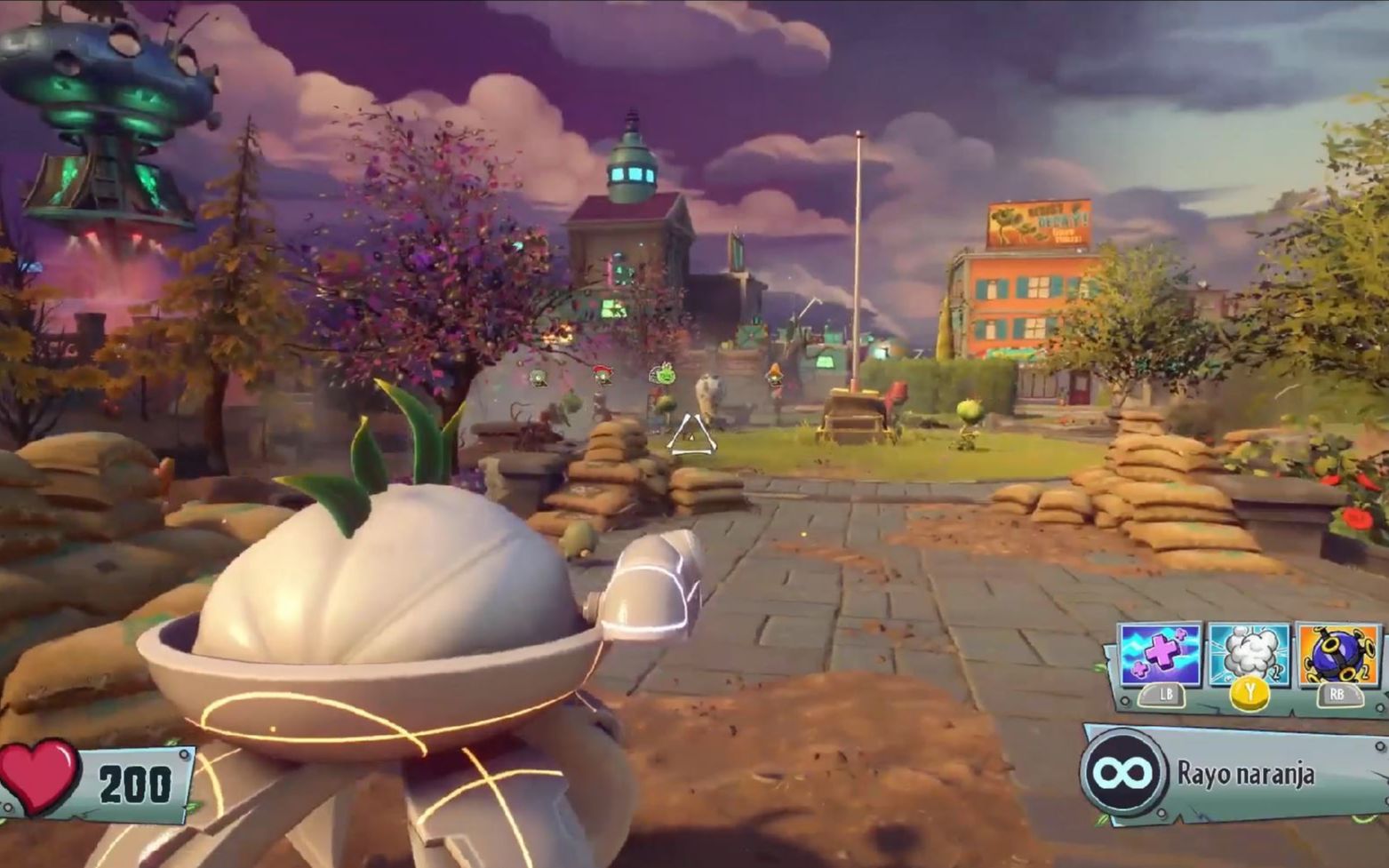 植物大战僵尸花园战争3橙子大战僵尸群