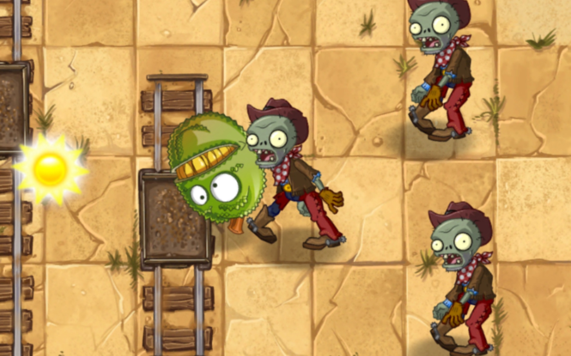 【植物大战僵尸2】"菠萝蜜 矿车 手速"真的能击杀任何僵尸吗?