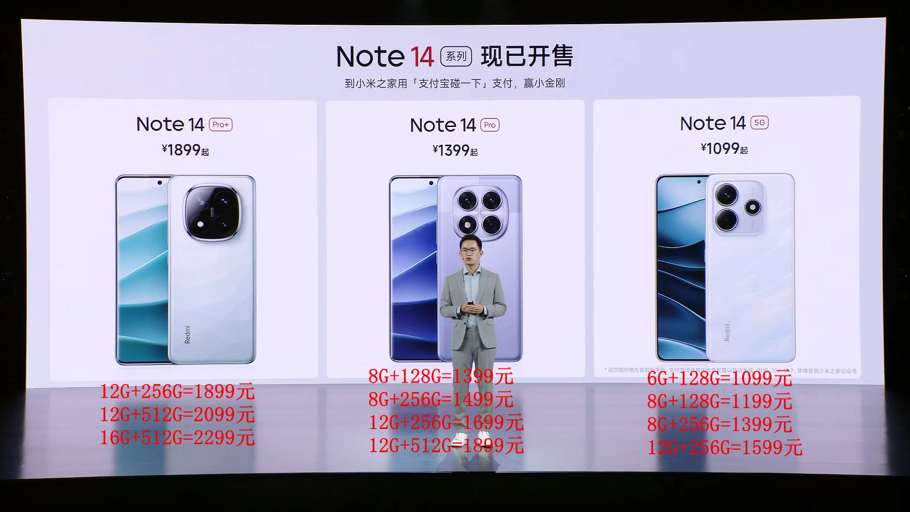 redmi note 14 系列新品发布会及现场直播测试 2024