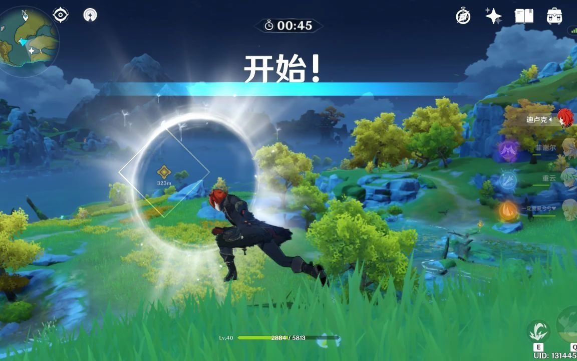 原神丹迪竞速挑战西岛3021s