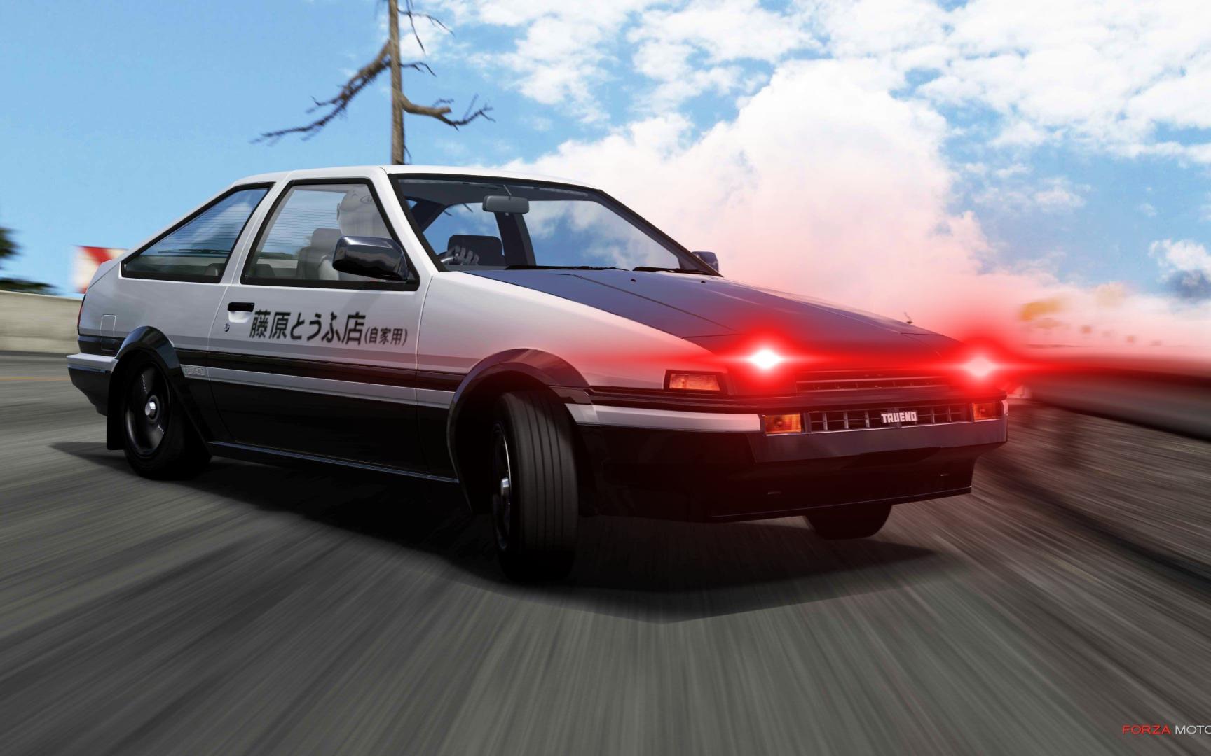 ae86漂移表情包图片