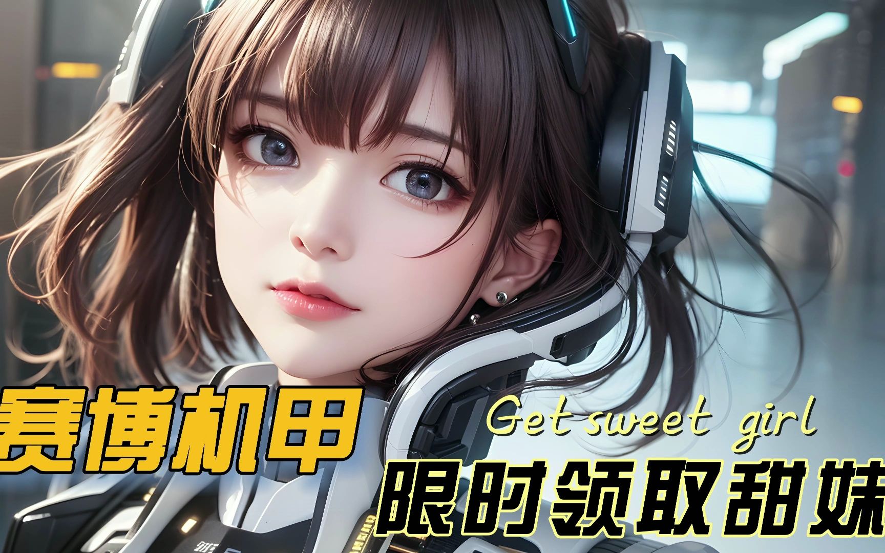 ai绘画 重生赛博纪元 限时领取甜妹 人类最后的希望 文明的火种来我