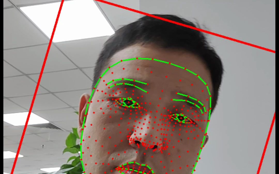 面部识别——眨眼和歪头识别