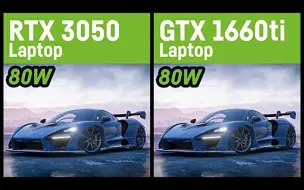 Télécharger la video: 笔记本端的RTX 3050（80W） vs. GTX 1660ti（80W）到底孰强孰弱？