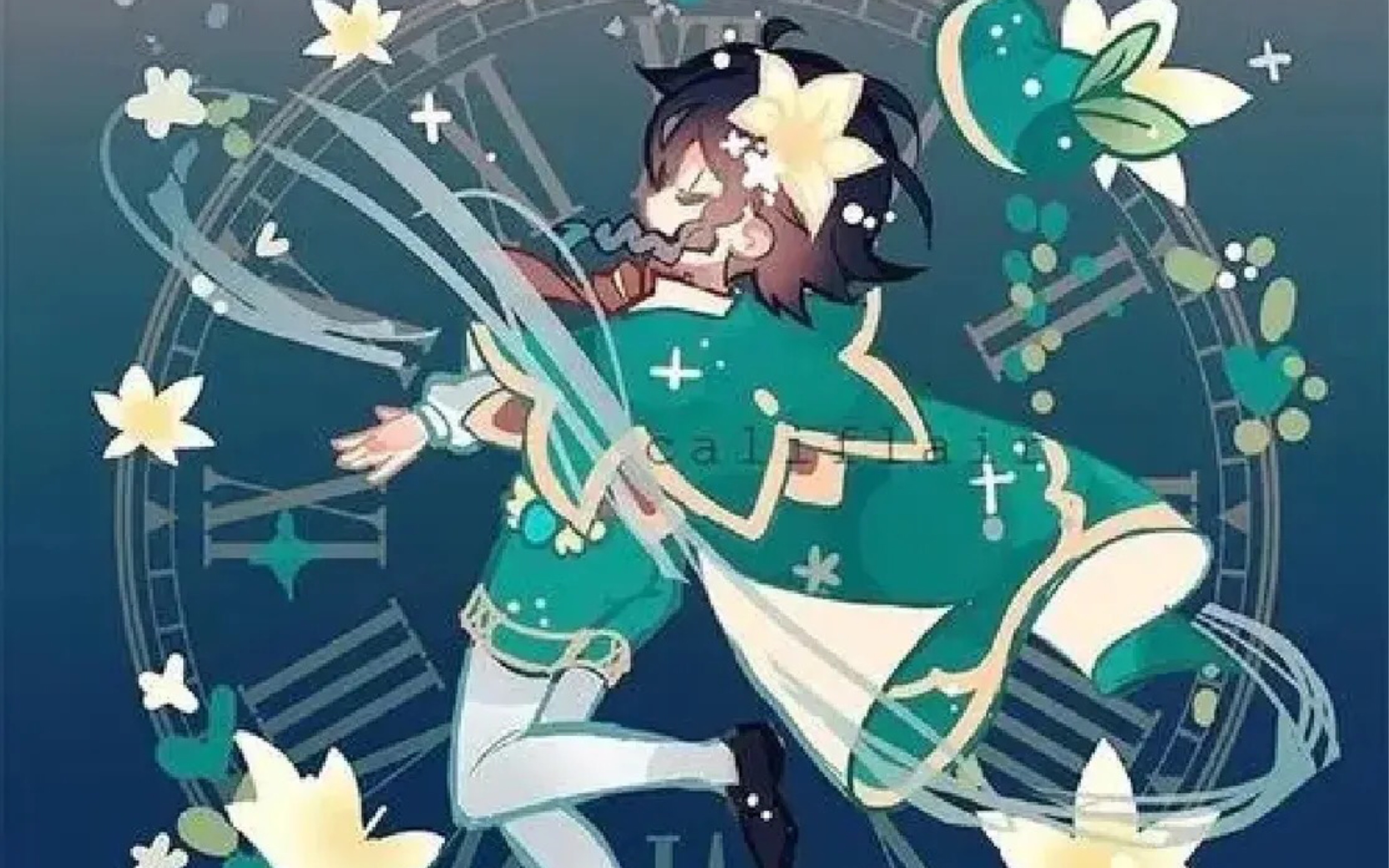 温迪的绝世美颜～照片是从网上找的