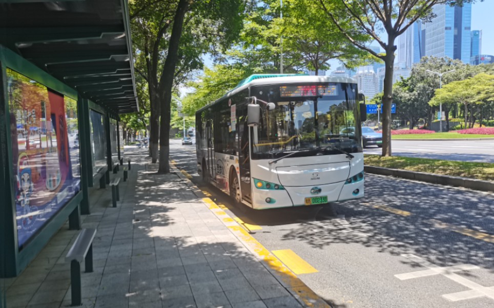(机位测试)深圳公交m441开沃h85运行
