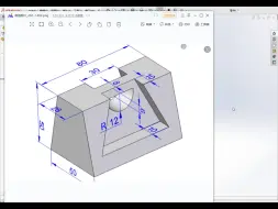 Download Video: solidworks一百道练习题第4题