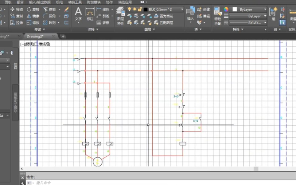 [图]基于Auto CAD Electrical（ACE）电气控制原理图的基本绘制（入门1）