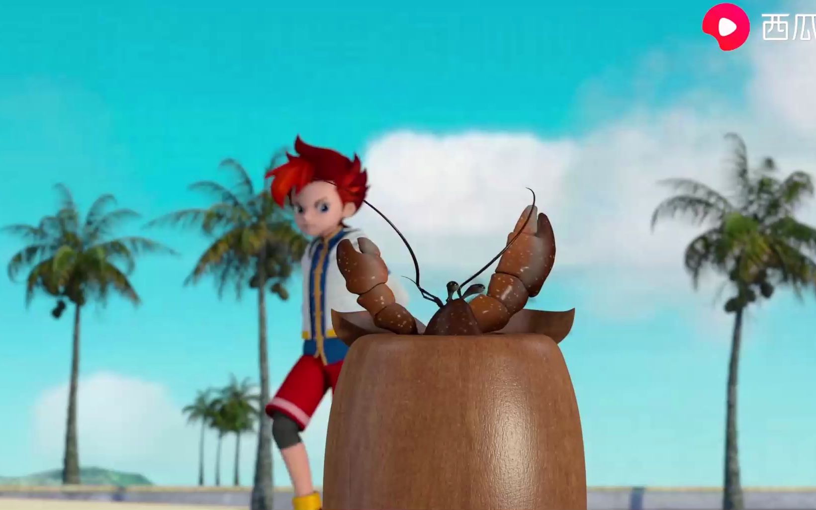 炫斗战轮:龙小辉跟螃蟹斗智斗勇,终于抢回了硬盘了