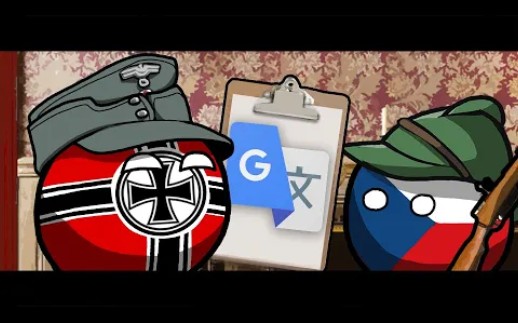 捷克斯洛伐克减斯洛伐克| 但这是google的所有语言版本,然后又翻译成