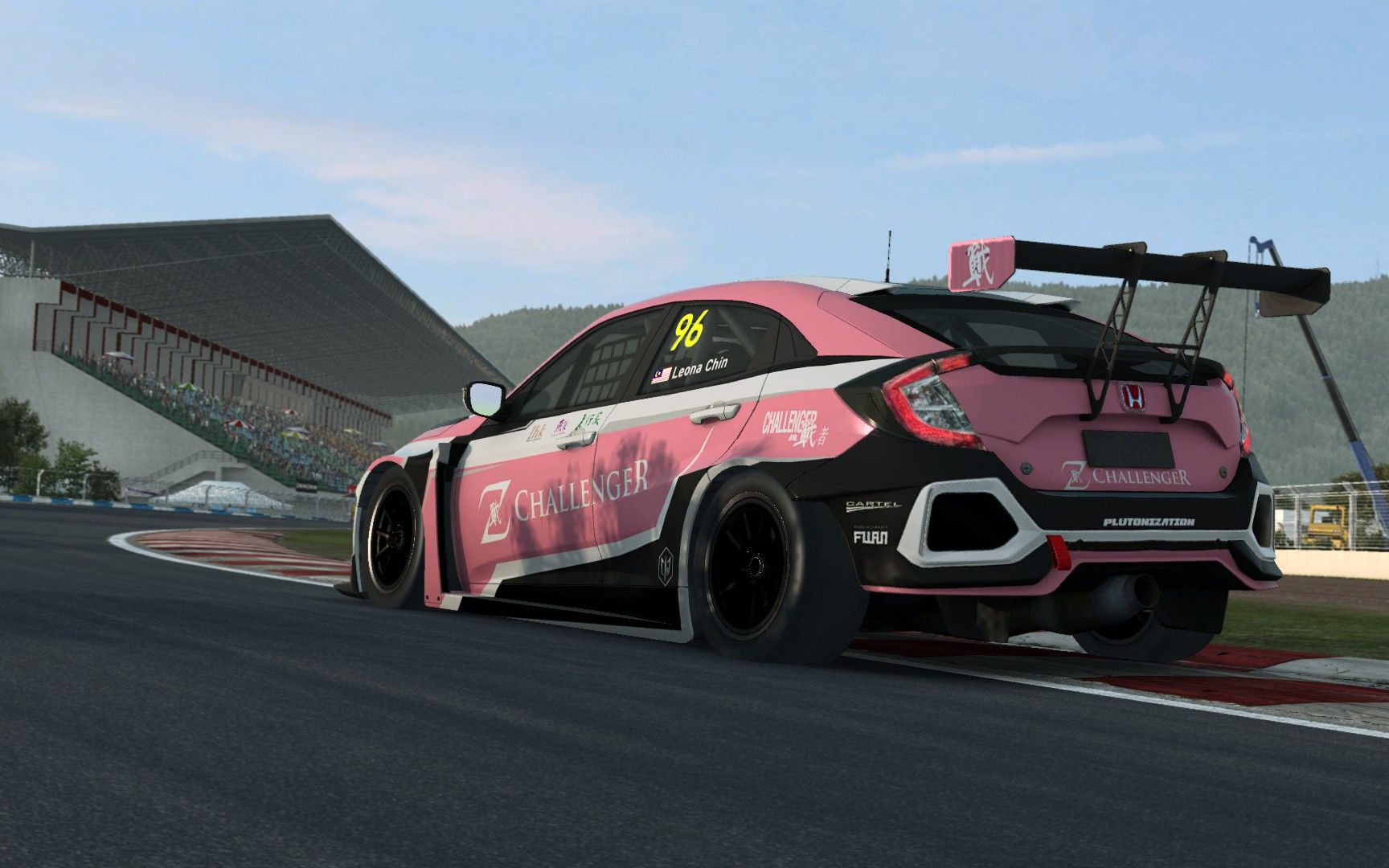 raceroom 珠海 wtcr 本田 civic 1m 41.266 z challenger