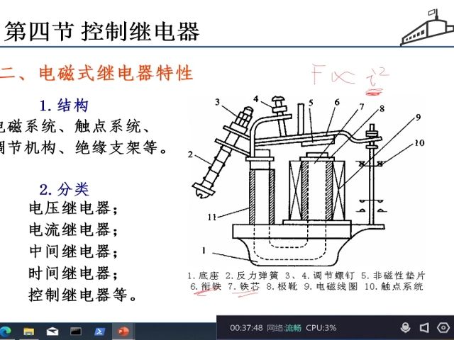 中间继电器内部结构图片