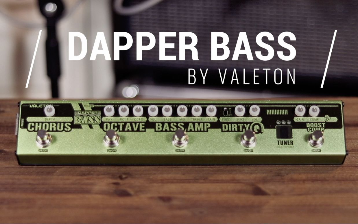 捣咕评测#valeton dapper bass 贝斯综合效果器 评测