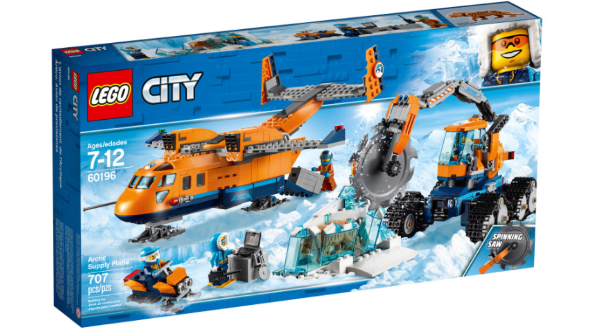 60196 polar resupply machine 【乐高城市】2018极地探险供应飞机