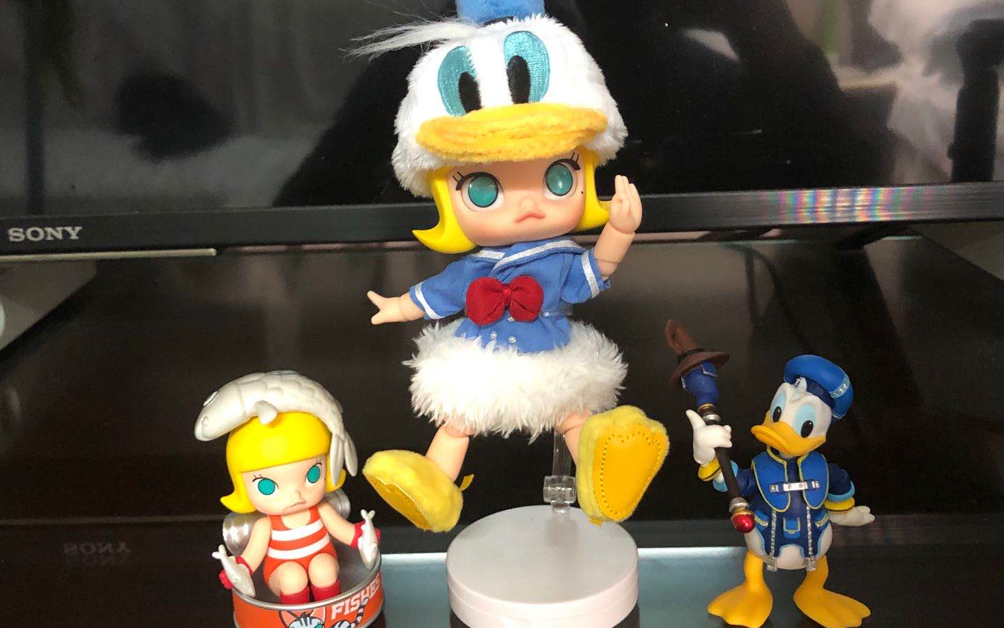 molly如果cos唐老鸭究竟会有多萌?迪士尼×泡泡玛特bjd娃娃开盒视频