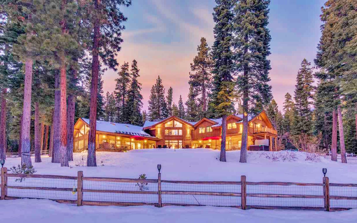 「4k」太浩湖宁静度假别墅~2900 polaris rd, tahoe city_哔哩哔哩