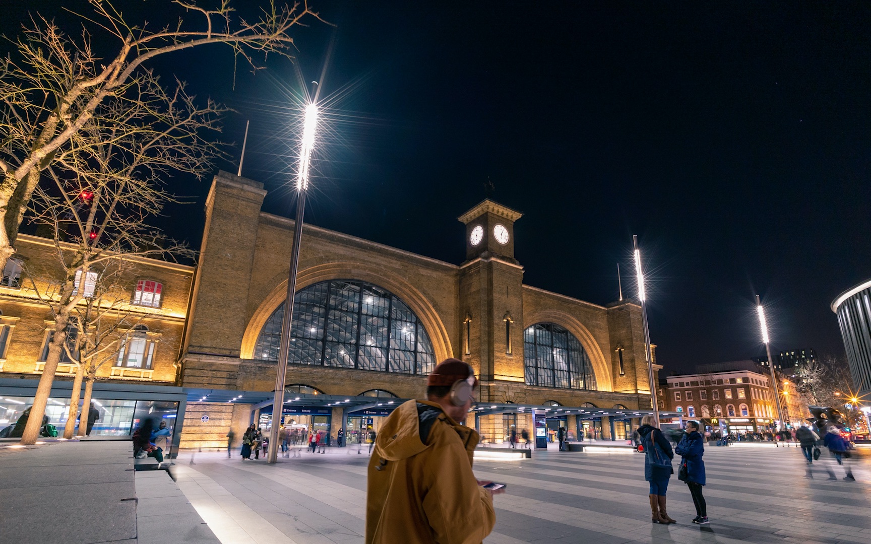 【韦找谁延时摄影】国王十字车站kings cross railway station外面