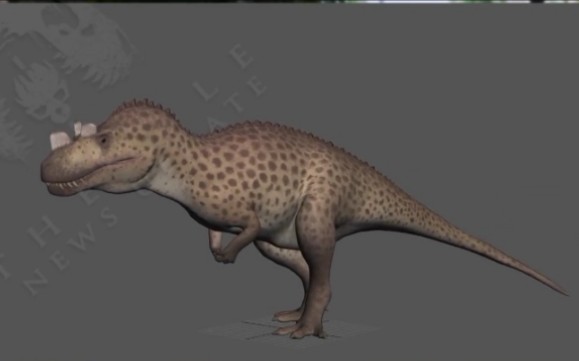 the isle新消息(角鼻龙机制演示动画,植食龙刨地和叼食物)