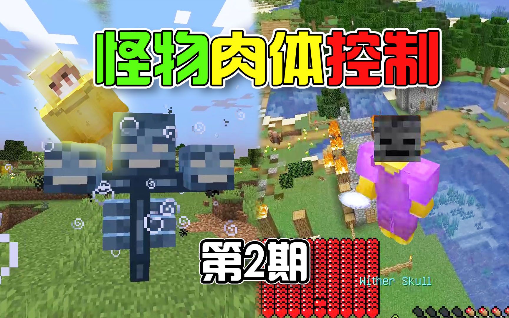 MC当你死亡后灵魂出窍？进入凋零体内生命变成999颗心！