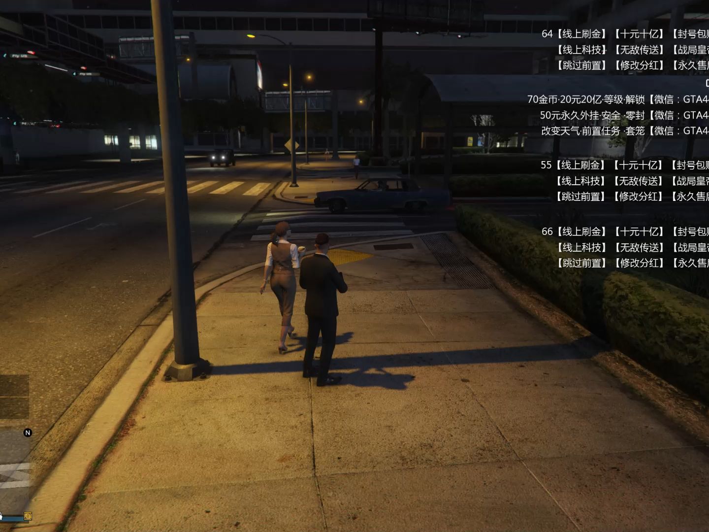 gta5在线模式新手不会玩,胡乱玩一把,开车被人恶意狙杀