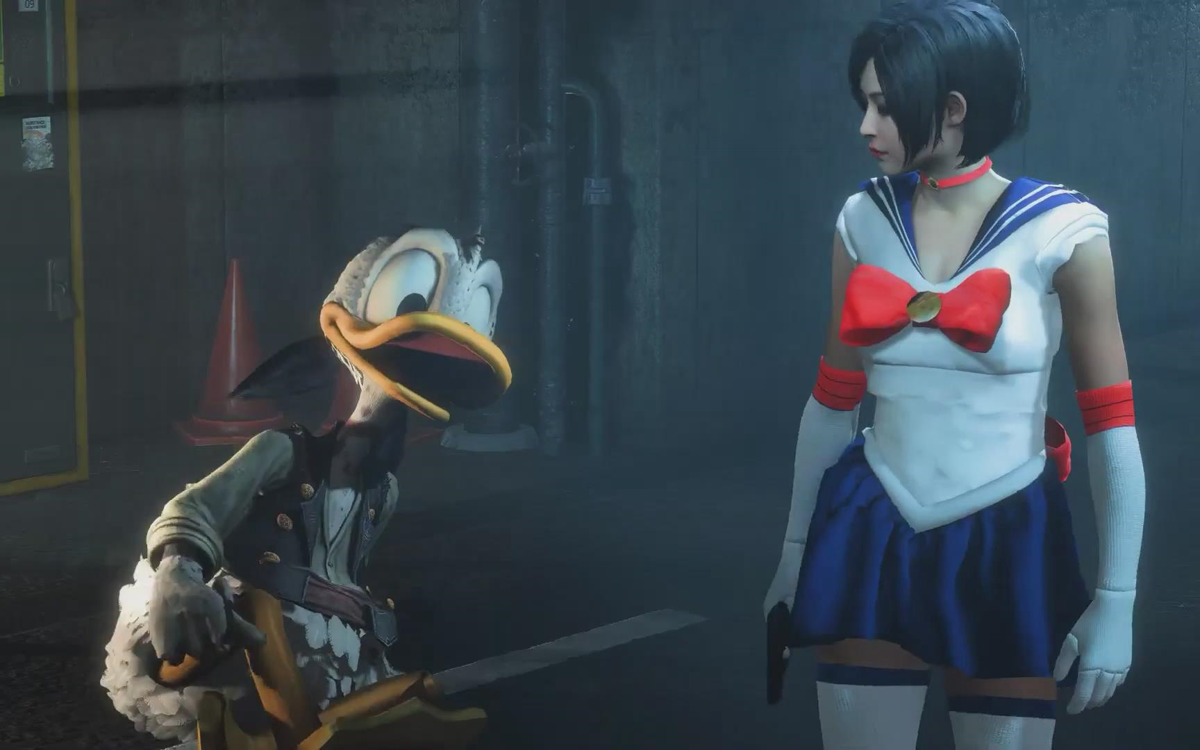 生化危机2重制版mod美少女战士艾达王拯救唐老鸭