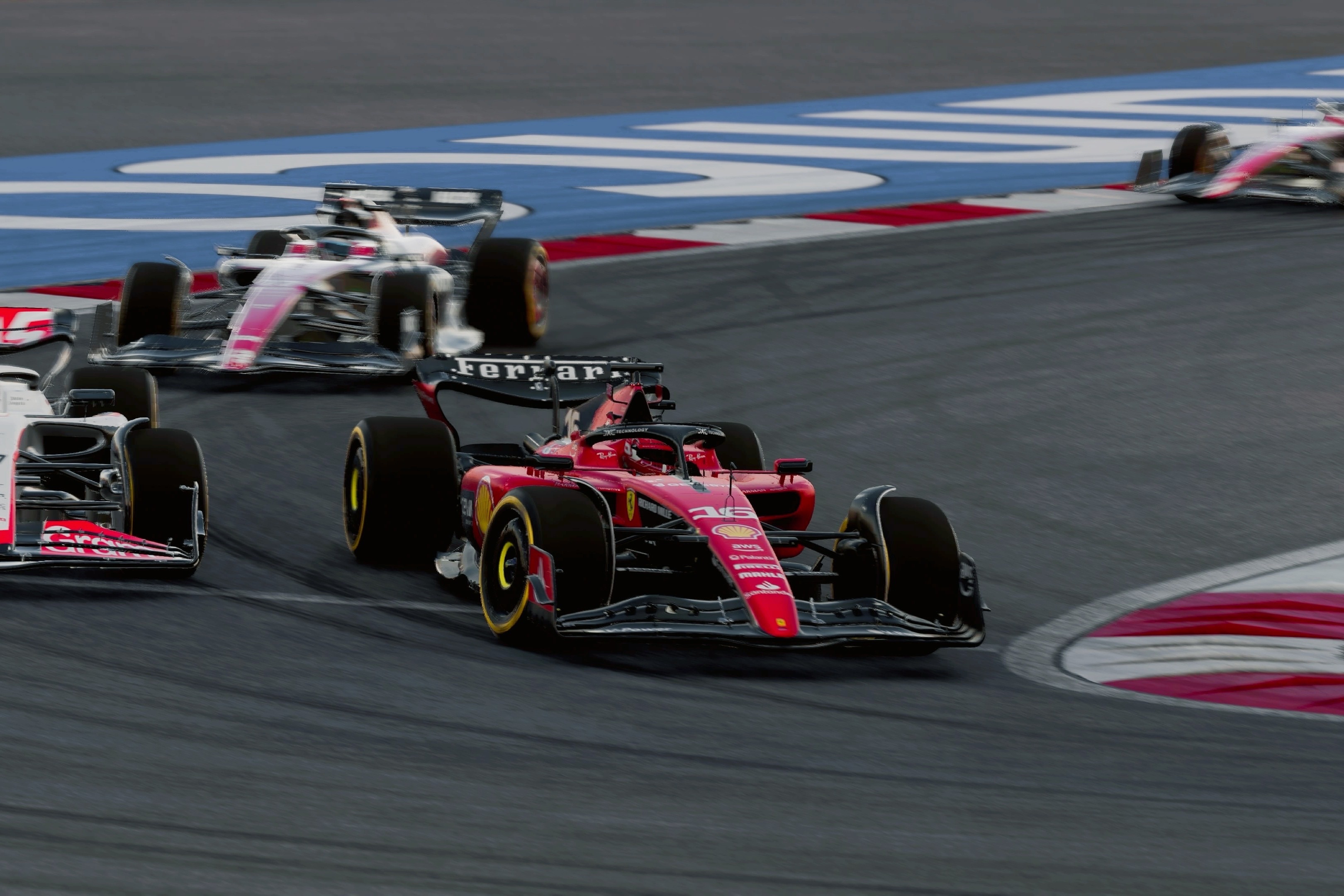 [f1 23] 3.1直播回放 巴林虚拟大奖赛冲刺赛 勒克莱尔@巴林萨基尔赛道