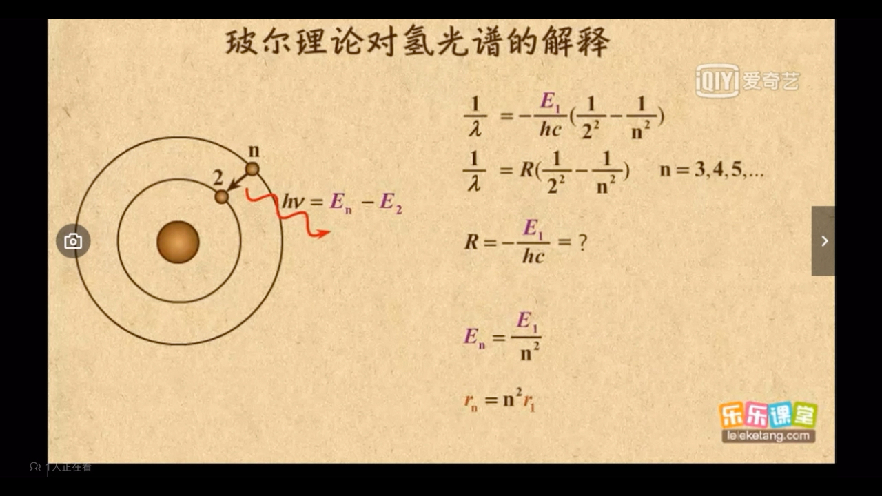 [图]4.氢原子光谱和玻尔的原子模型：玻尔理论对氢光谱的解释